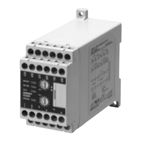 Omron G3ZA-Serie Bedienungsanleitung