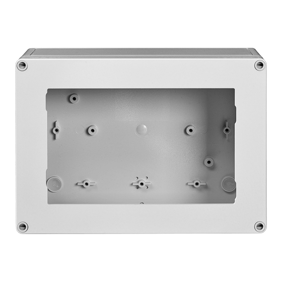 SOMFY animeo IB+ Flush Mounting Box Touch Buco Gebrauchsanweisung