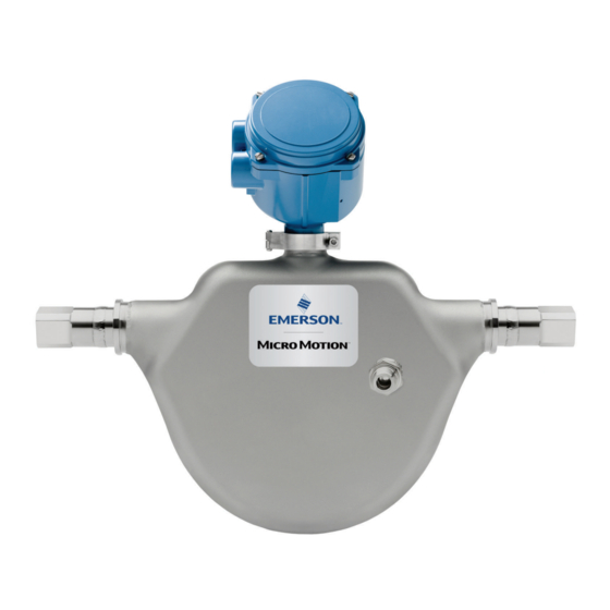 Emerson Micro Motion HPC010P Installationsanleitung