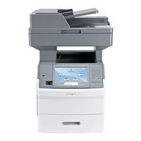Lexmark X652de Benutzerhandbuch
