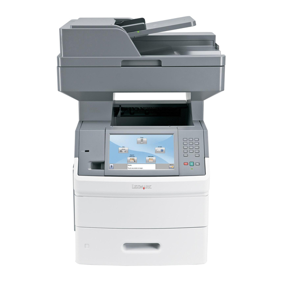 Lexmark X651de Benutzerhandbuch