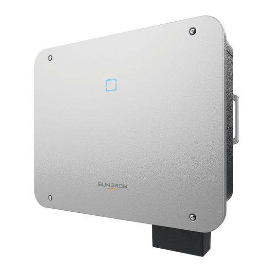 Sungrow G25CX-P2 Benutzerhandbuch