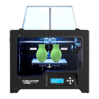 Flashforge Creator Pro Bedienungsanleitung