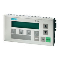 Siemens Simatic TD 200 Benutzerhandbuch