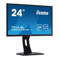 Iiyama Prolite XB2474HV Bedienungsanleitung