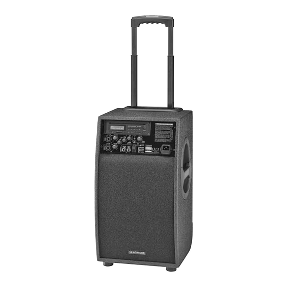 Monacor TXA-900DCD Bedienungsanleitung
