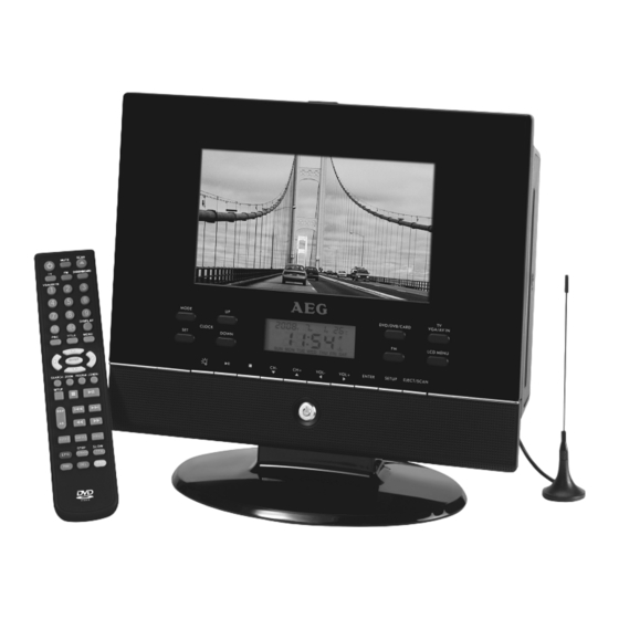 AEG CTV 4889 DVB-T/DVD Bedienungsanleitung