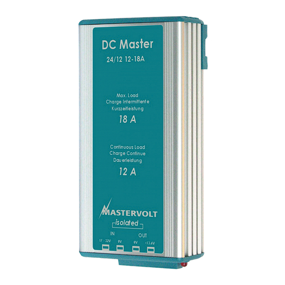 Mastervolt DC Master 24/12-3A Installationsanleitung