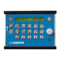 Lemken Easytronic Saphir 7 Betriebsanleitung