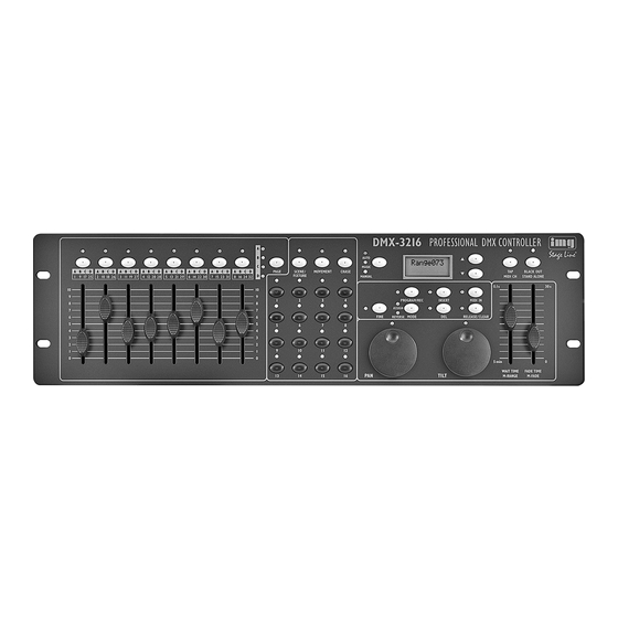 IMG STAGE LINE DMX-3216 Bedienungsanleitung