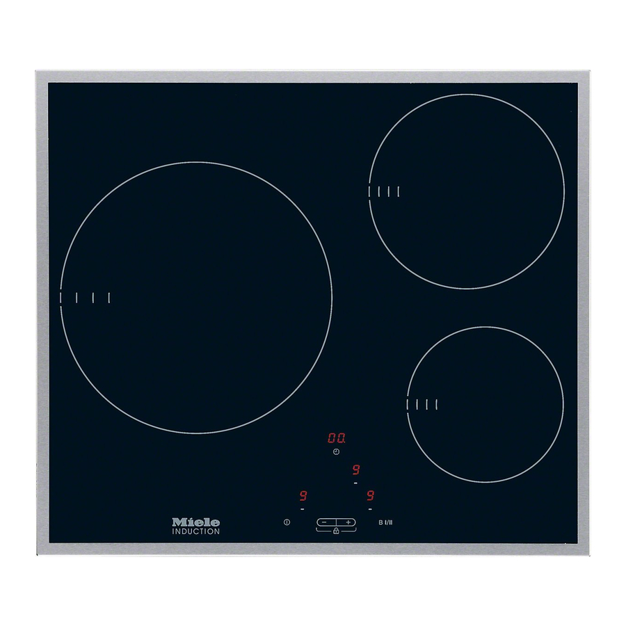 Miele KM 6113 Gebrauchs- Und Montageanweisung