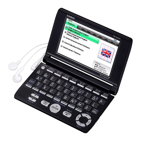 Casio EW-G6500C Bedienungsanleitung