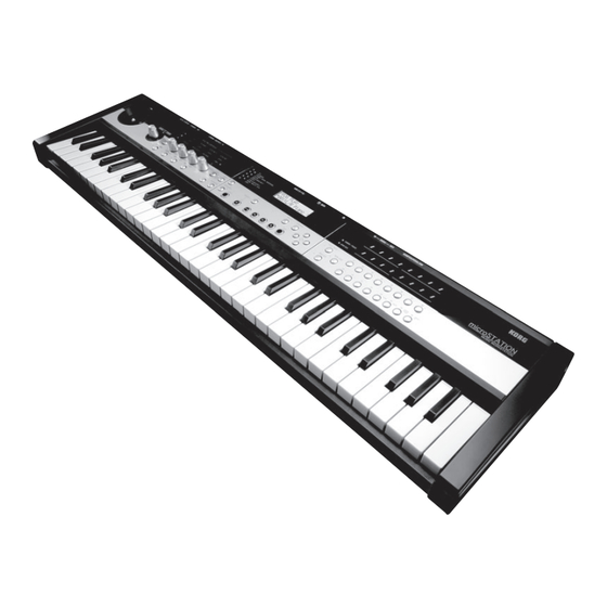 Korg microSTATION Schnellstart