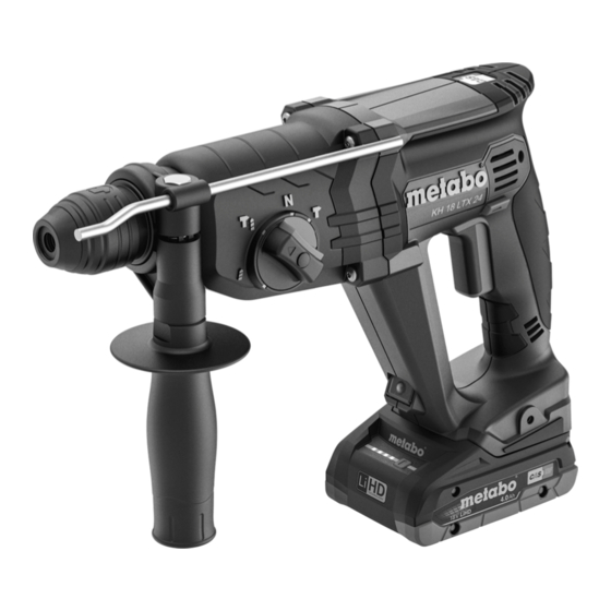 Metabo KH 18 LTX 24 Originalbetriebsanleitung