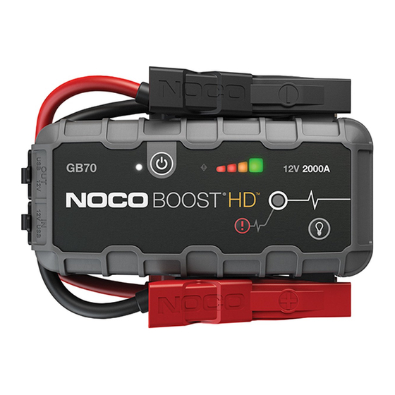 NOCO Genius BOOST HD GB70 Benutzerhandbuch