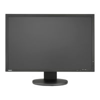 NEC MultiSync PA243W-BK Bedienungsanleitung