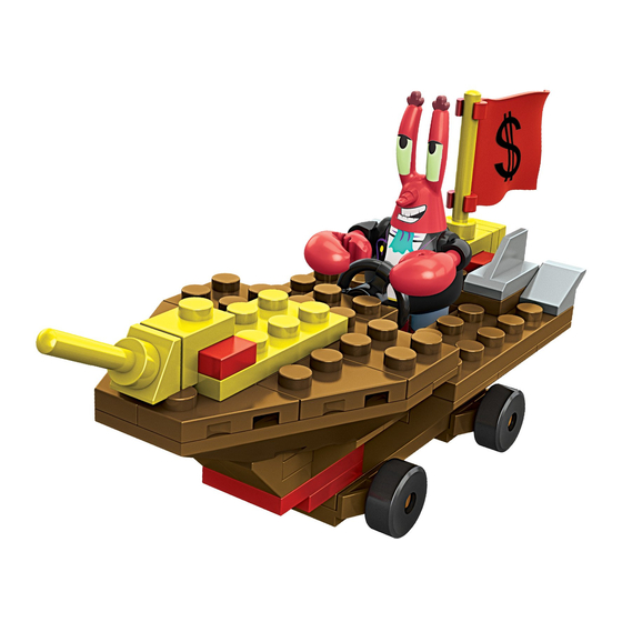 MEGA BLOKS spongebob squarepants 94627 Bedienungsanleitung