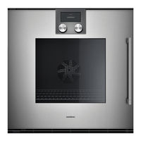 Gaggenau BOP2502.2 Gebrauchs- Und Montageanleitung