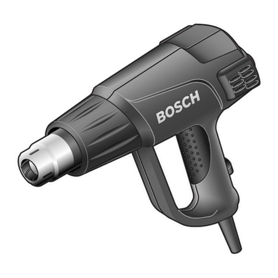 Bosch PHG 500-2 Bedienungsanleitung