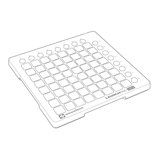 Novation launchpad-mini Kurzanleitung
