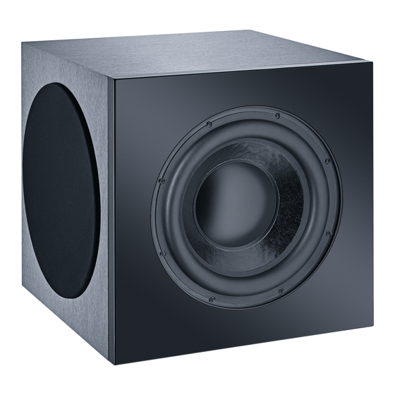 Magnat Audio ULTRA 300 REFLEX Bedienungsanleitung