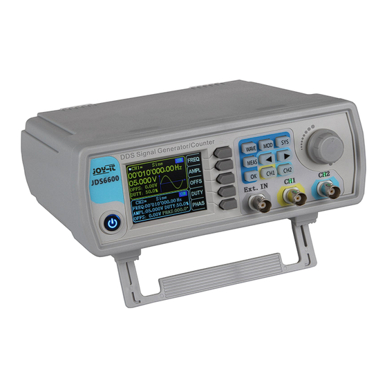 Joy-it JDS6600-LITE Anleitung
