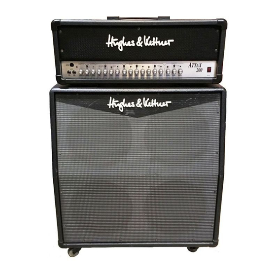 Hughes & Kettner ATTAX 200 Bedienungsanleitung
