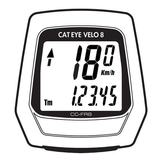 CAT EYE VELO 8 Handbuch