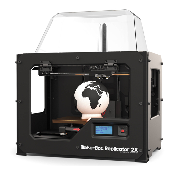 MakerBot Replicator 2X Bedienungsanleitung