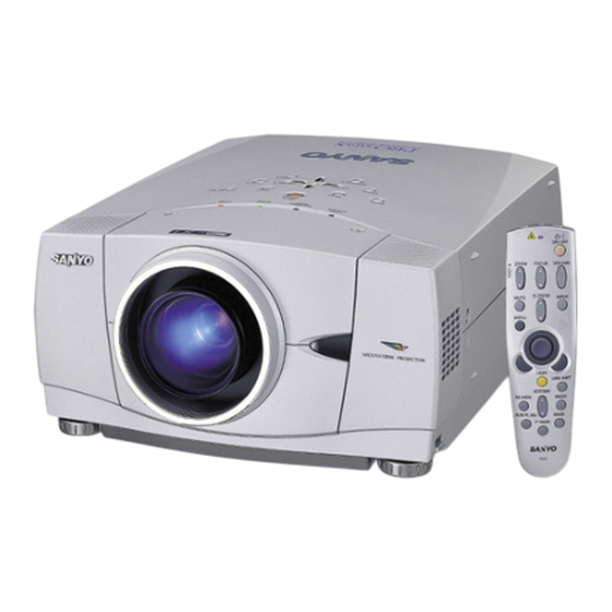Sanyo PLC-XP41 Bedienungsanleitung