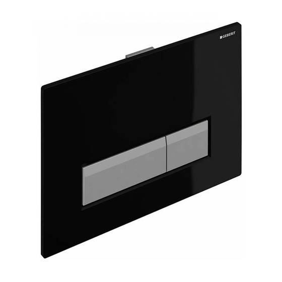 Geberit Sigma40 Bedienungsanleitung