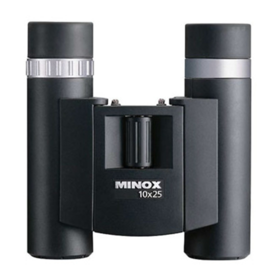 Minox BD 10 x 25 BR Anleitung