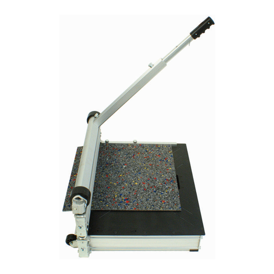 WOLFF DESIGN CUTTER WO 630 Original Bedienungsanleitung