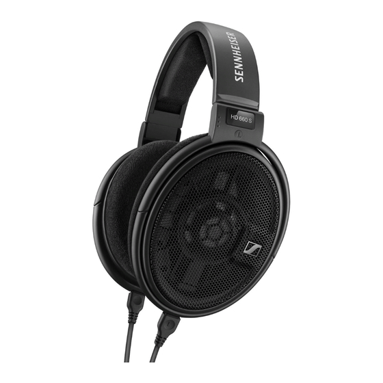 Sennheiser HD 660 S Bedienungsanleitung