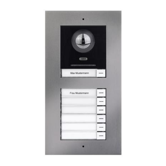 Abus TVHS20 Serie Bedienungsanleitung