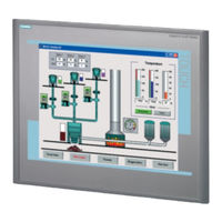 Siemens Flat Panel Betriebsanleitung