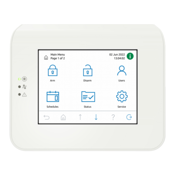 Bosch MAP Touch Keypad 5000 Betriebsanleitung