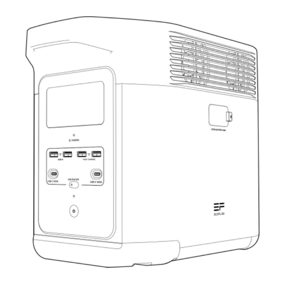EcoFlow DELTA 2 Benutzerhandbuch
