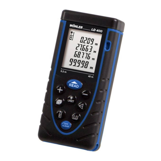 Wohler LD 400 Bedienungsanleitung