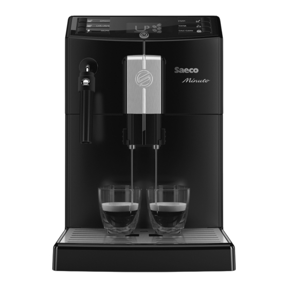 Philips Saeco Minuto HD8761 Kurzanleitung
