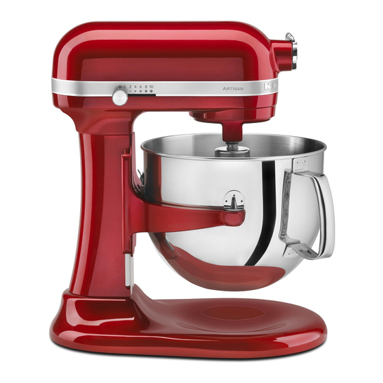 KitchenAid 5KSM7580X Gebrauchs- Und Pflegeanleitung