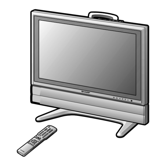 Sharp LC-26GA3E Bedienungsanleitung