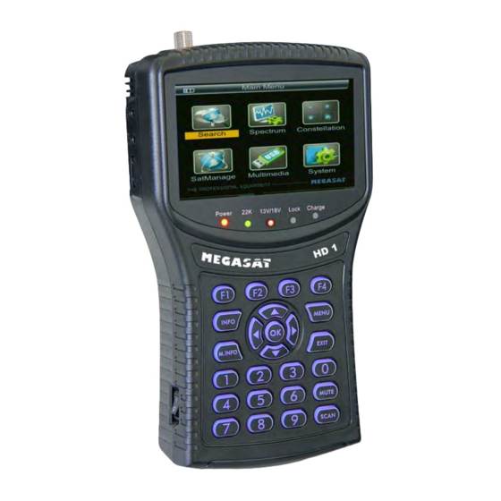 Megasat HD 1 Bedienungsanleitung