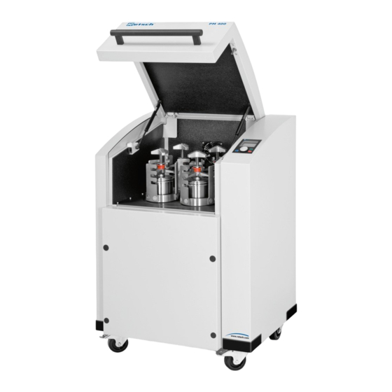 Retsch PM400 Bedienungsanleitung
