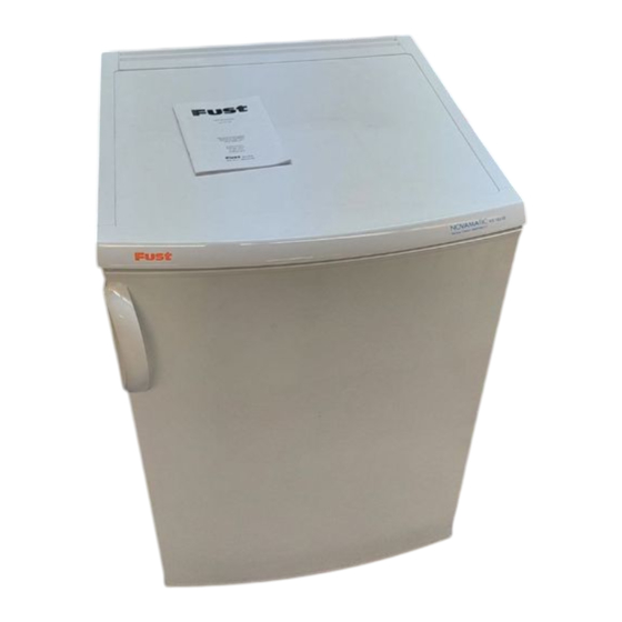 Fust NOVAMATIC KS 162-IB Benutzerinformation
