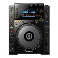 Pioneer CDJ-900NXS Bedienungsanleitung