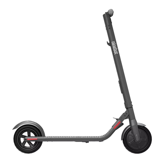 Segway Ninebot KickScooter E22-Serie Benutzerhandbuch