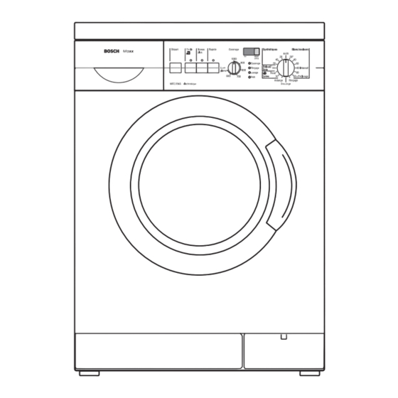 Bosch wfc 2065 Maxx 4 Gebrauchsanleitung