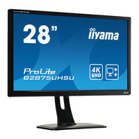 Iiyama Pro lite B2875UHSU Bedienungsanleitung
