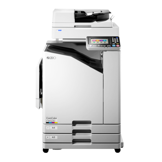 Riso ComColor FW 5230 Sicherheitsinformationen